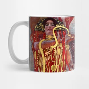 High Resolution Enhanced Gustav Klimt Medicine Hygieia 1907 Mug